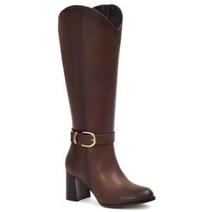 NEW ANDREA women's tall riding boots in brown